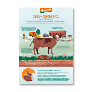 Kuh gehört dazu Plakat DIN A1